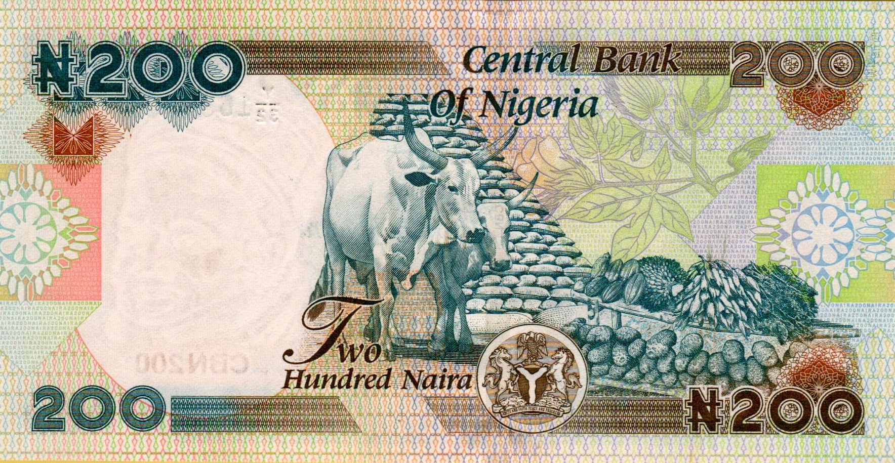 Nigeria 200 2007 UNC P-29/f